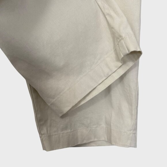 L.L. Bean Comfort Stretch High-Rise Crop Ankle Pants Beige Women's 18 Petite - Picture 7 of 10